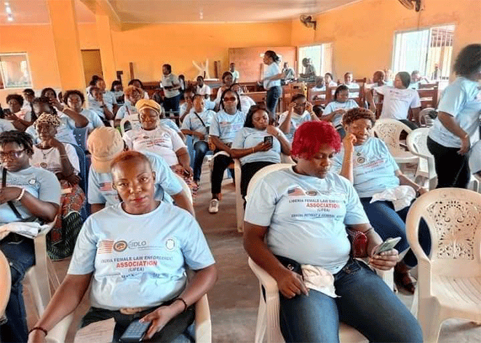 Female-Officers-Brainstorm-At-Annual-Retreat