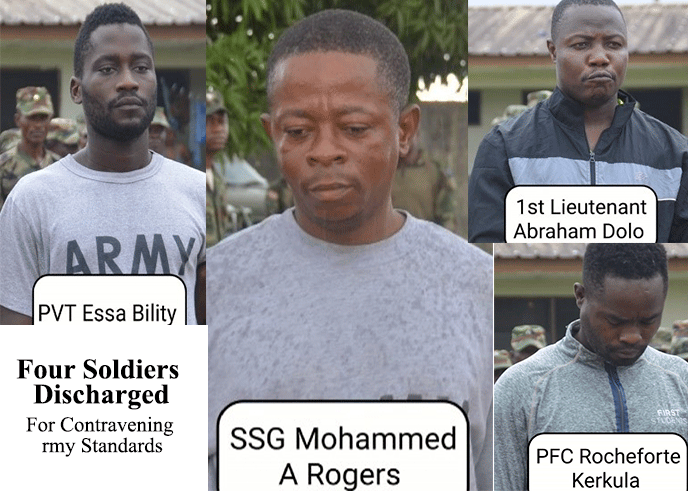 Four-Soldiers-Discharged!-For-Contravening-Army-Standards