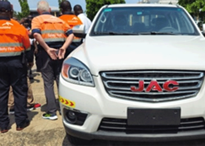 AML-Donates-New-Pick-up…To-Bong-County-Police-Detachment