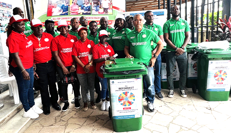 Charity-Group-Donates-Garbage-Bins-To-MOT