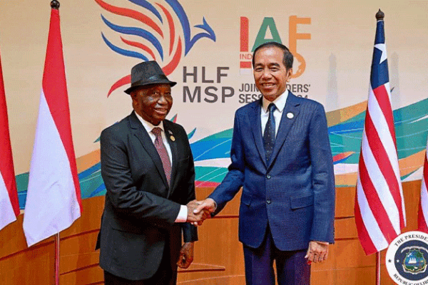 Boakai,-Indonesian-President-Hold-Talks-On-Margins-of-Indonesia-Africa-Forum