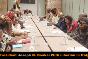 Boakai-Meets-With-Liberians-In-Italy.…Commits-To-Appoint-New-Ambassador