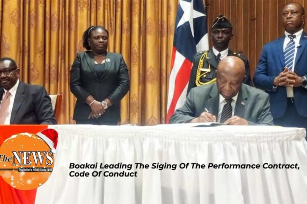 Boakai-Leading-The-Siging-Of-The-Performance-Contract,-Code-Of-Conduct