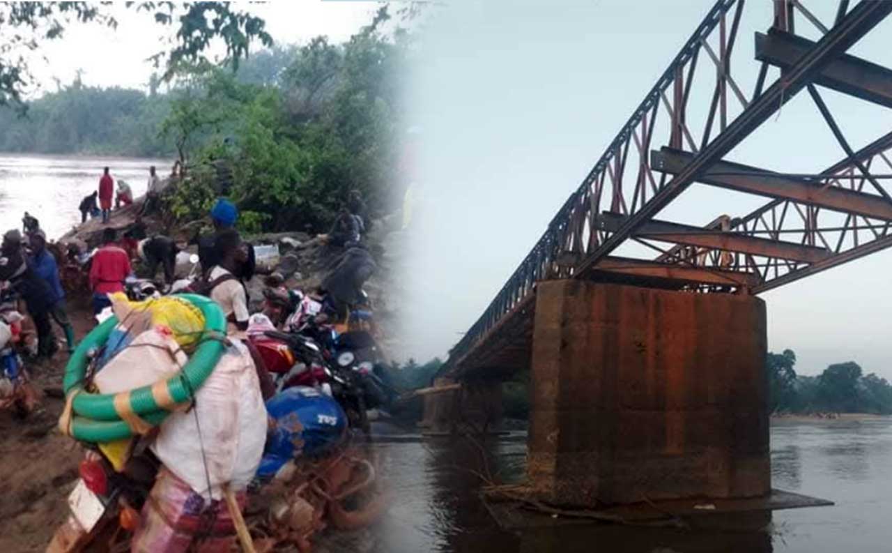 Damaged-ITI-Bride-Causing-Hardship-For-Travelers-Citizens-Motorcyclists,-Passengers-Decry-Lack-of-Route-Crossing-The-Cestos-River-Via-Canoe