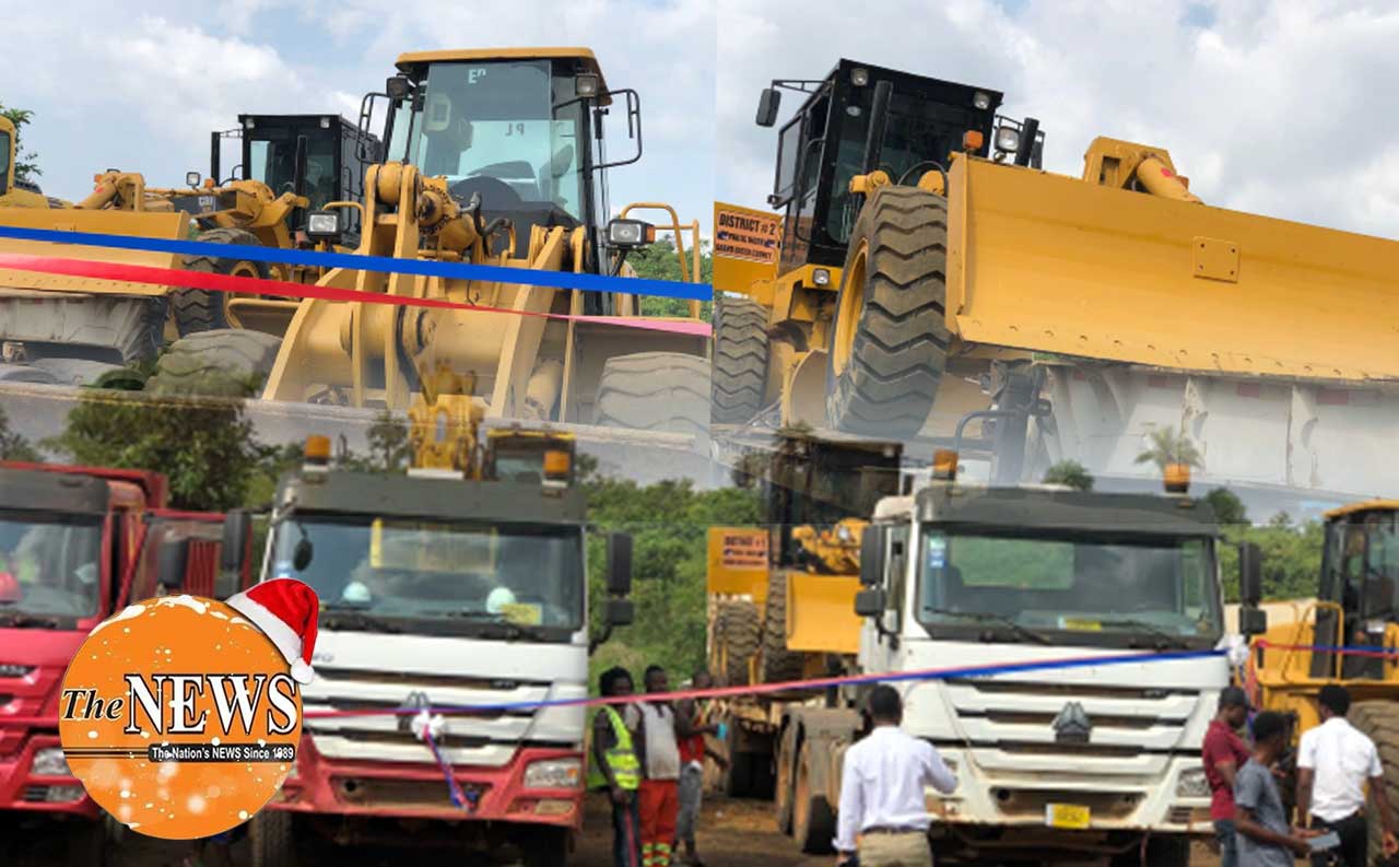 Grand-Bassa-Lawmaker-Unveils-Earthmoving-Equipment-To-Foster-Infrastructure-Development