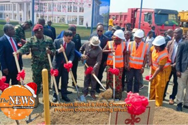 President-Boakai-&-Amb.-Chengwu-Preform-Groundbreaking-Ritual