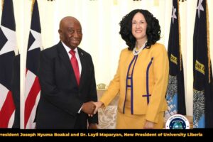 President-Joseph-Nyuma-Boakai-and-Dr.-Layli-Maparyan,-New-President-of-University-Liberia