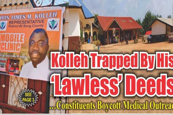 Kolleh-Trapped-By-His-Lawless-Deeds-Constituents-Boycott-Medical-Outreach