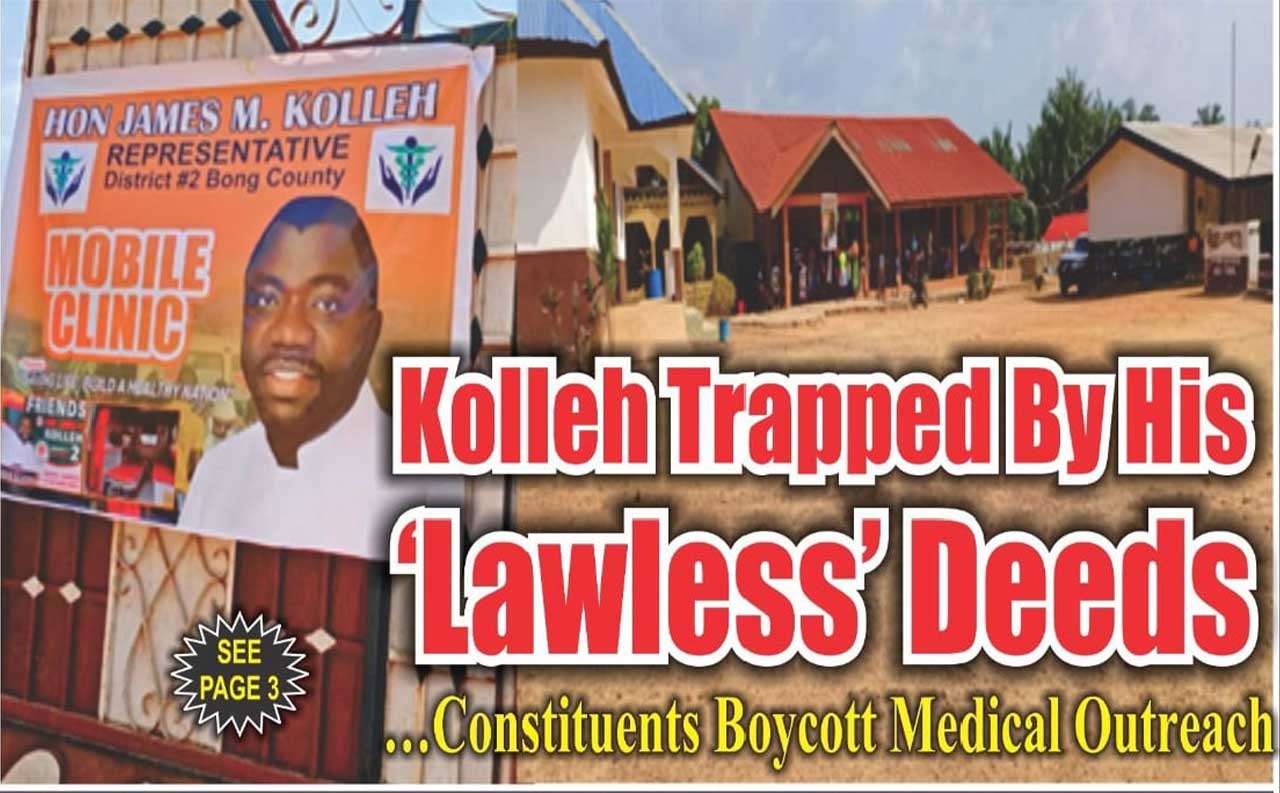 Kolleh-Trapped-By-His-Lawless-Deeds-Constituents-Boycott-Medical-Outreach