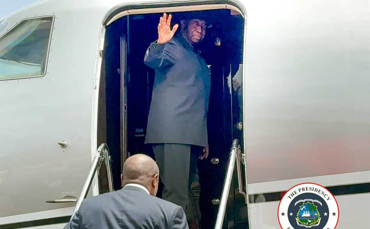 Boakai-Off-To-Nigeria-For-ECOWAS-Golden-Jubilee