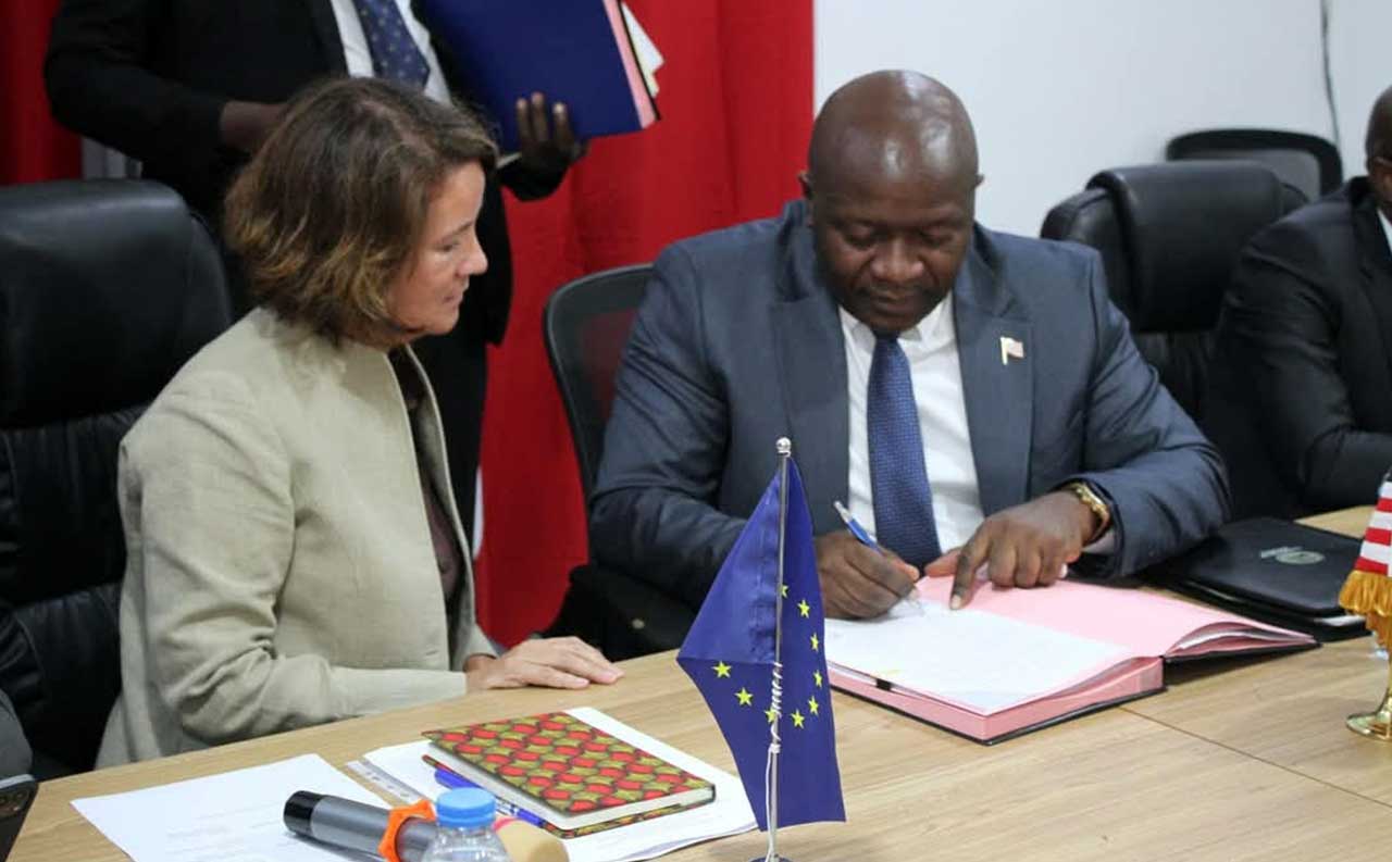 Liberia’s-Minister-of-Finance-and-Development-Planning,-Augustine-K.-Ngafuan-signed-a-€63-million