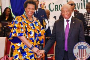 President-Joseph-Nyuma-Boakai-and-Barbadian-President,-Her-Excellency-Dame-Sandra-Mason.