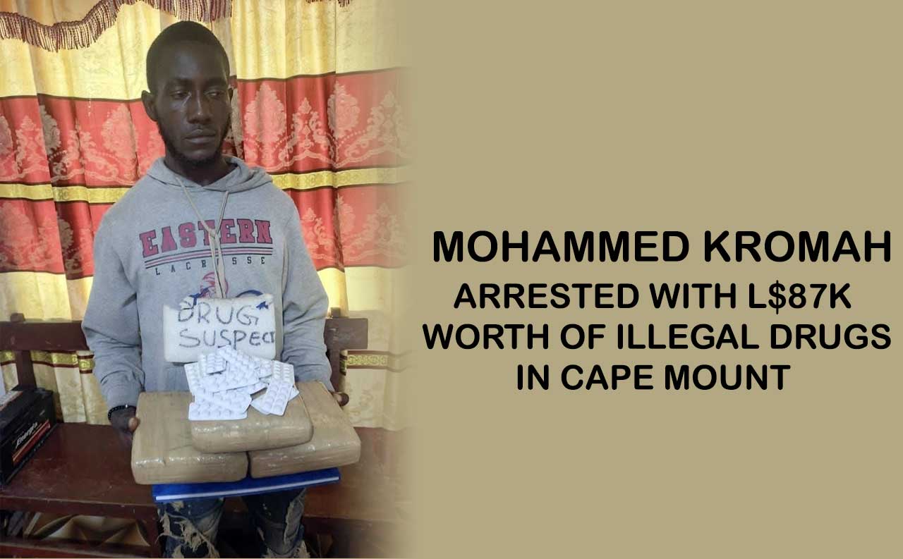 Liberia-a-men-29-years-old-Arrested-With-L$87K-Worth-Of-Illegal-Drugs