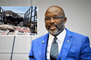 President-George-Manneh-Weah-Sympathy-GiftLate-First-Lady-Nancy-Doe’s-Family