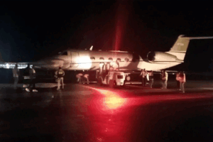 Scare-Landing-President-Of-Boakai-Jet