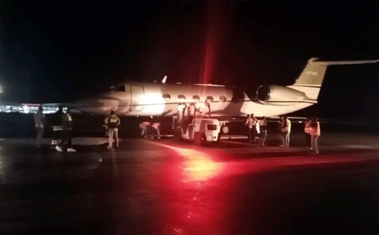 Scare-Landing-President-Of-Boakai-Jet