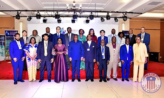 Delegates-at-the-Liberia-Investment-Conference-Vice-President,-Jeremiah-Kpan-Koung