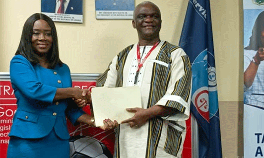 LACC-Boss-Cllr.-Alexandra-Kormah-Zoe-and-LRA-DG-Mr.--James-Dorbor-Jallah