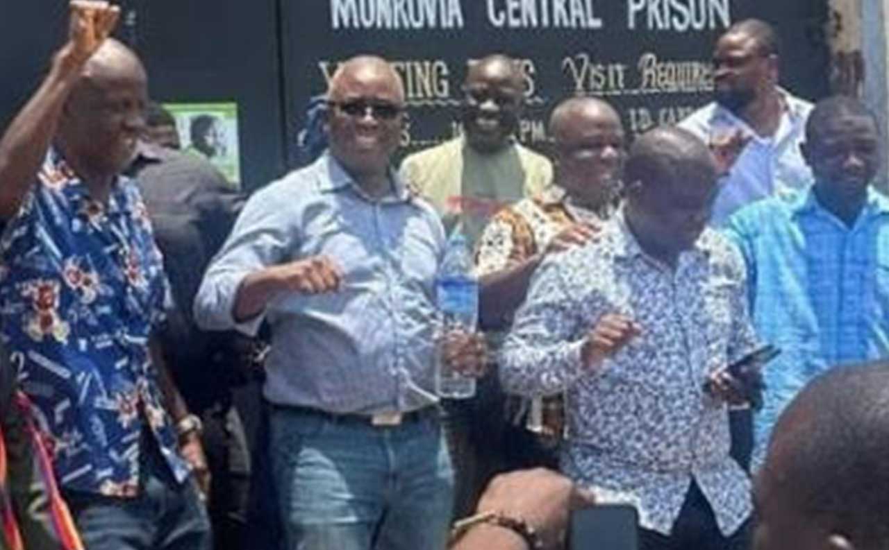 Former-LTA-Boss-Jailed-For-Corruption-But-Former-LTA-Boss-Abdullai-Kamara-Leaving-the-Monrovia-Central-Prison