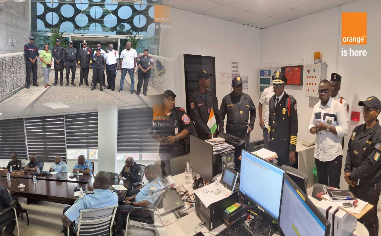 Orange-Liberia-Sponsors-Fire-Service-Staff-For-Training-in-Paris,-Abidjan-Fire-Service-Staff-while-on-the-International-training