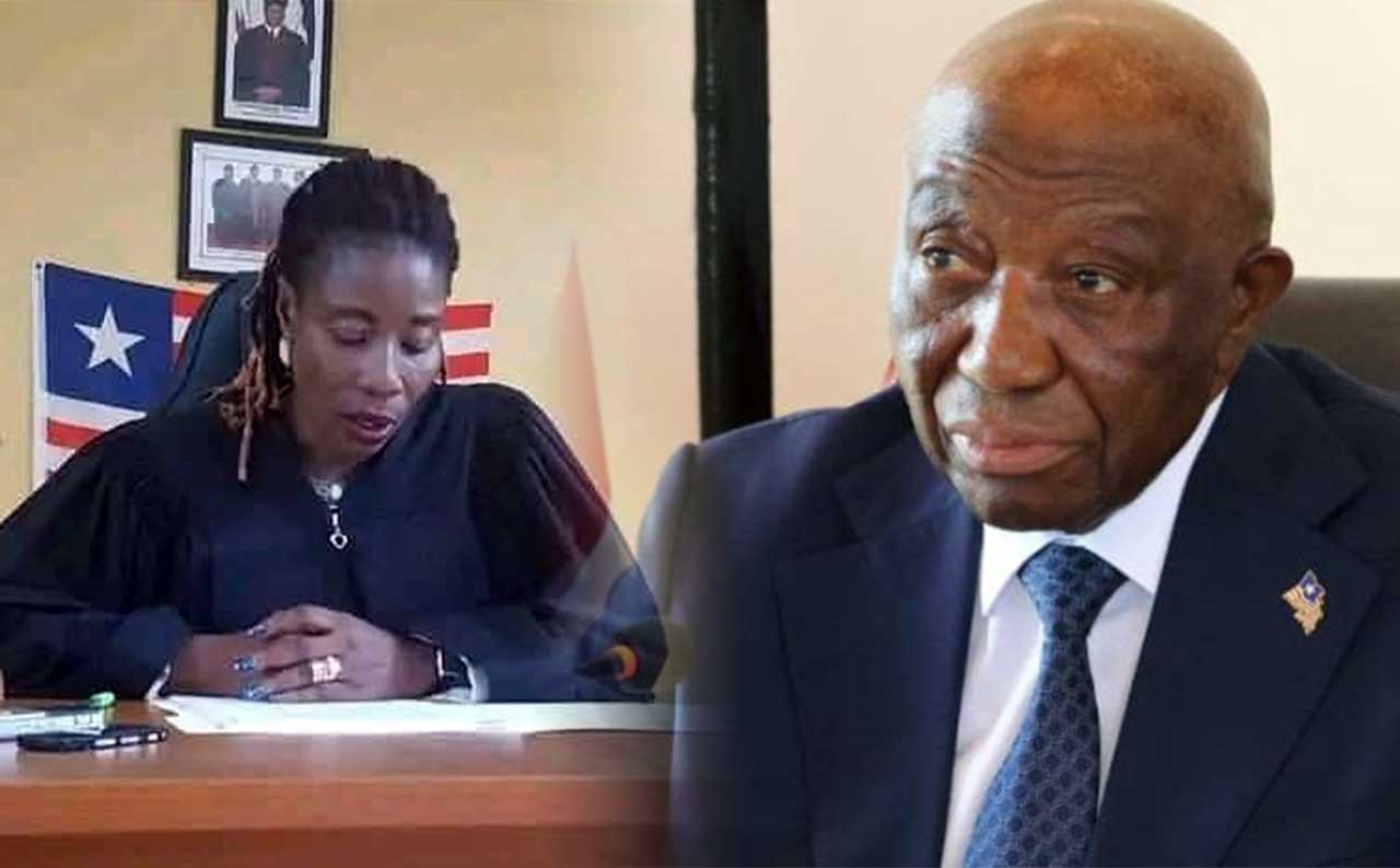 Trial-Judges-Slam-Boakai-The-President-of-the-National-Association-of-Trial-Judges-of-Liberia-(NATJL),-Nancy-Finda-Sammay-The-President-of-Liberia,-Joseph-Nyuma-Boakai
