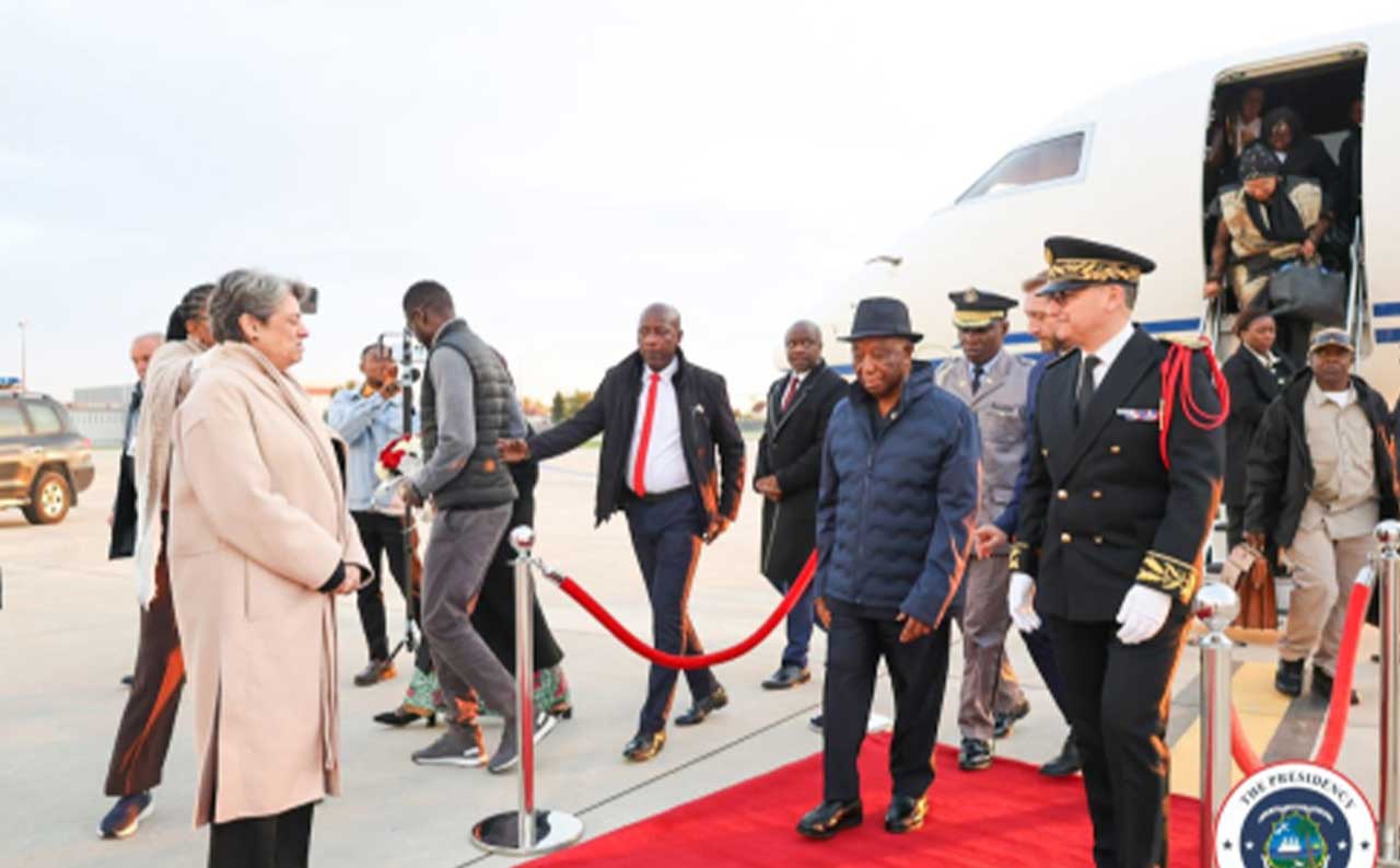Boakai-In-France-For-Official-Visit