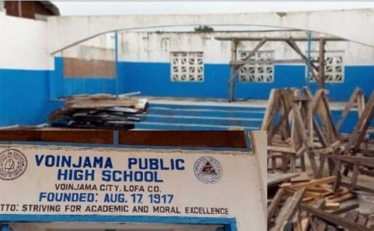 Voinjama-Public-School-In-Ruins