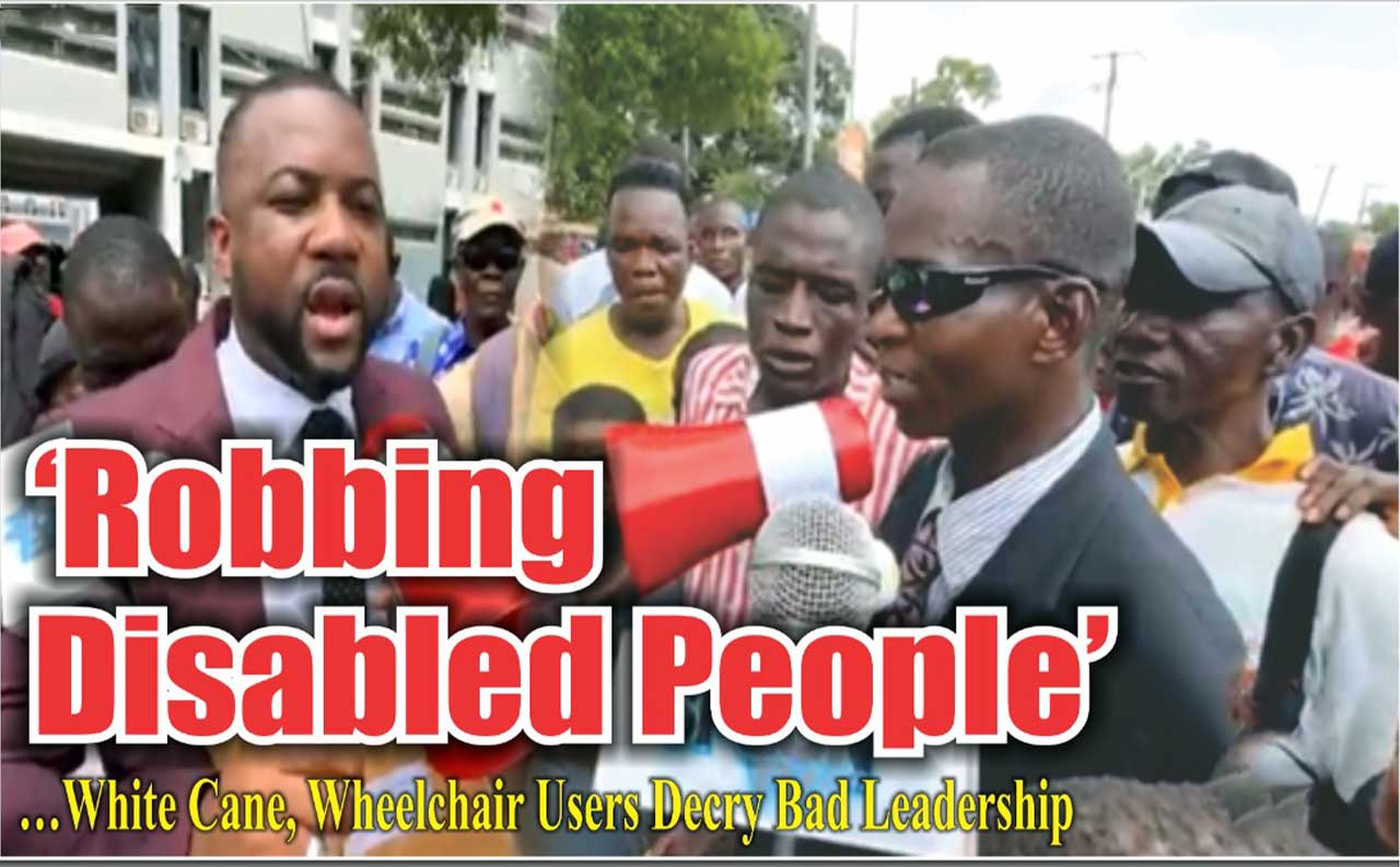 White Cane Users Decry Bad Leadership