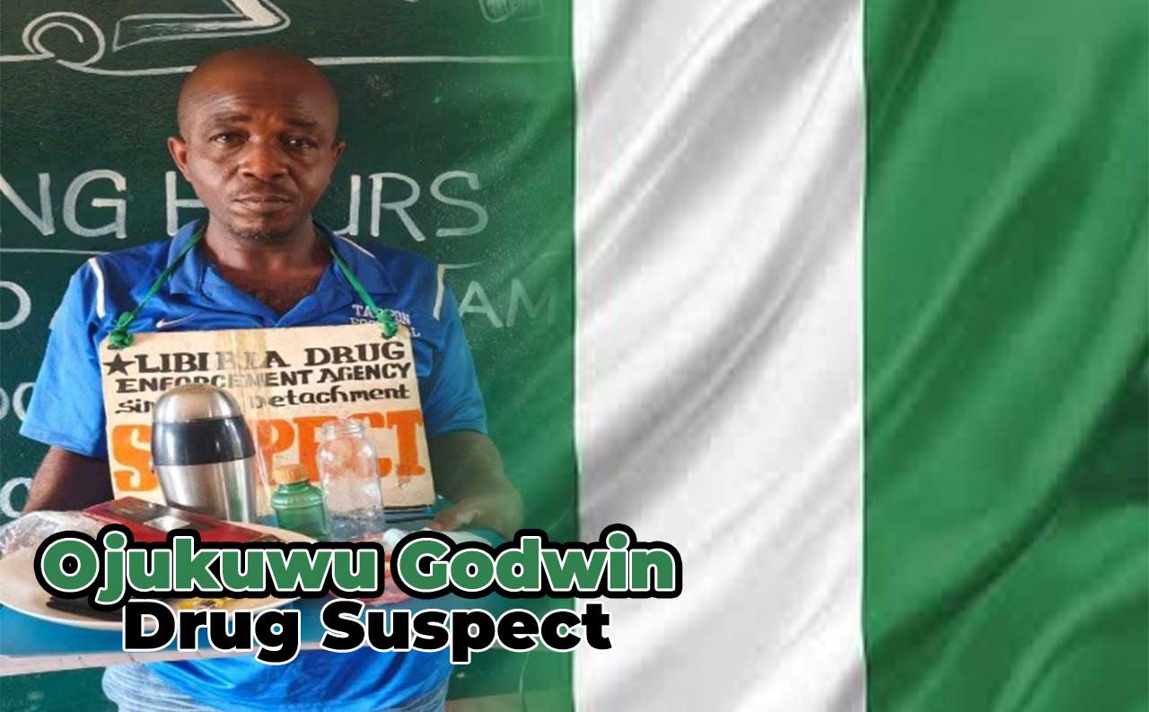 Nigerian-Arrested-With-Over-L$300K-Worth-Of-Drugs--Drug-Suspect-Ojukuwu-Godwin