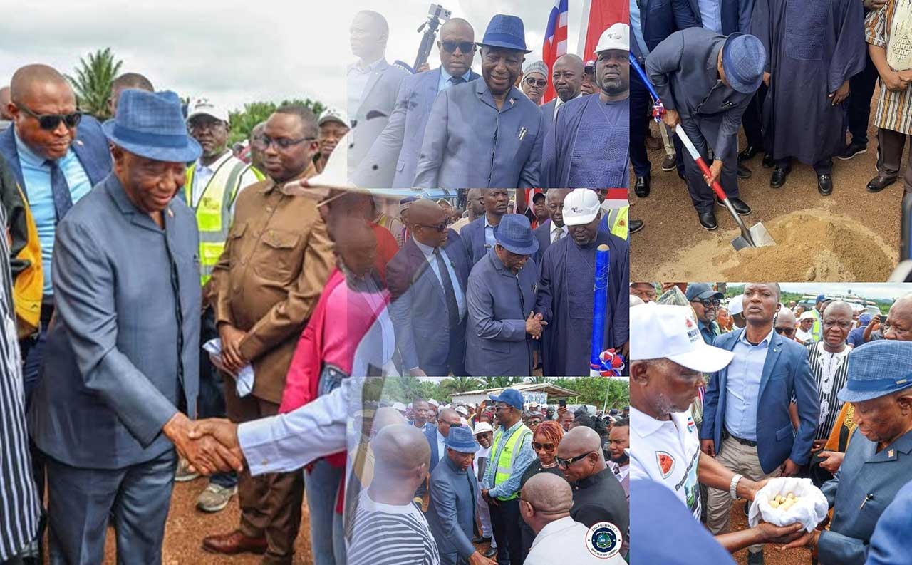 Boakai-Breaks-Ground-For-US$35M-Mandikoma-Voinjama-Road-Corridor