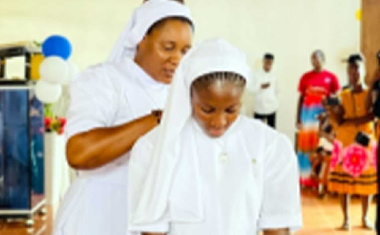 Benetta-Dueh-Takes-Religious-Vows-In-Pleebo