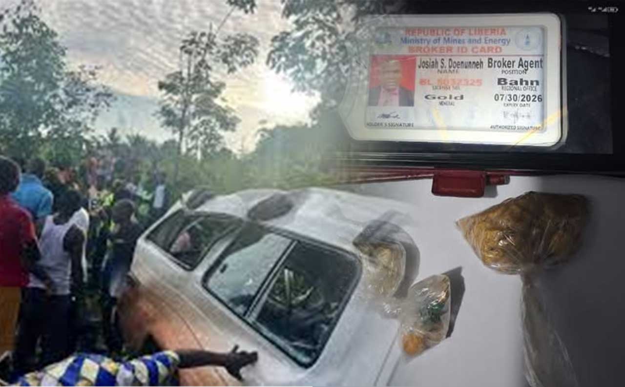 Bong-County-Police-Recover-Suspected-Gold-Belongings